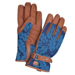 Leather Gardening Gloves and Advanced 2-in-1 Ratchet Secateurs Set Perfect Garden Gift for Men. Glove - Large Premier Work Gloves & Heavy Duty Ratchet Pruners